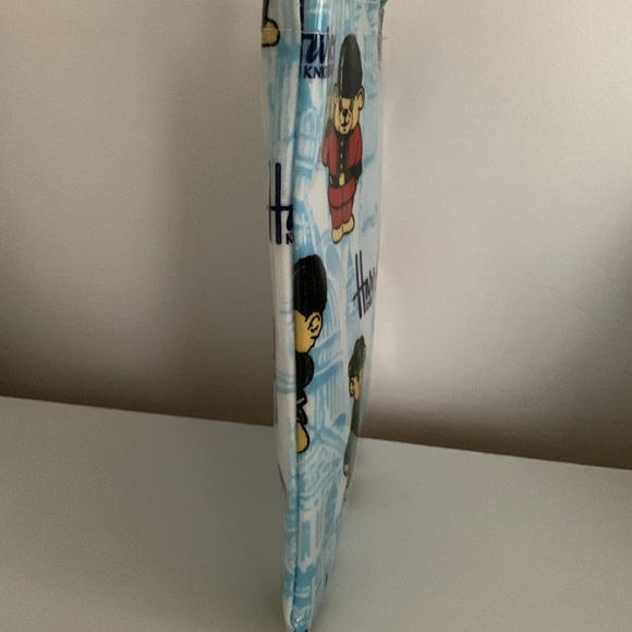 Vintage Harrods of Knightsbridge Mini Tote Bag Teddy Bear At Your Service - Picture 10 of 11